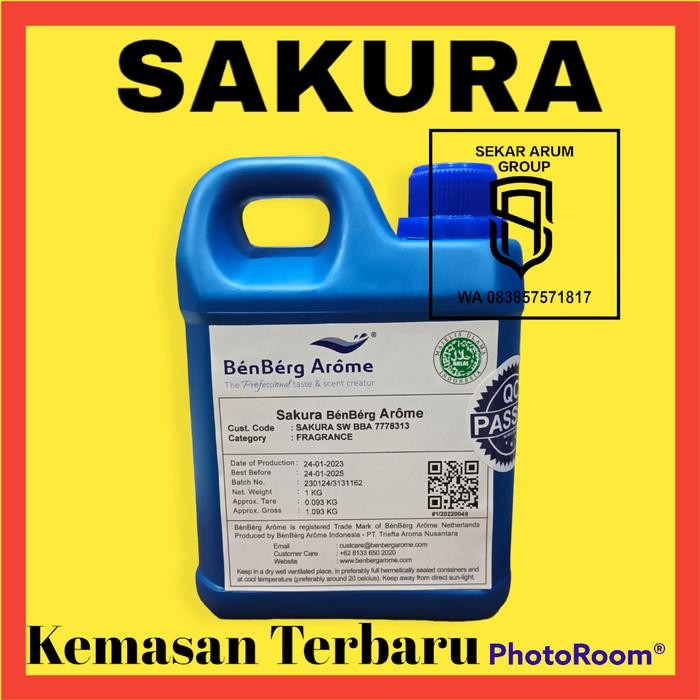 Bibit parfum laundry Benberg Arome, aroma SAKURA