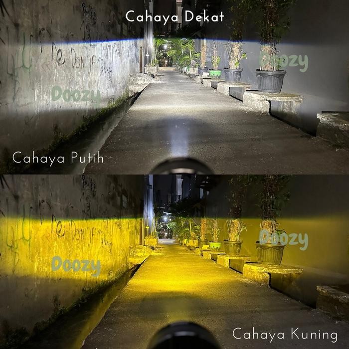 Ibright Lampu Tembak Biled 2 Warna Laser Led Waterproof