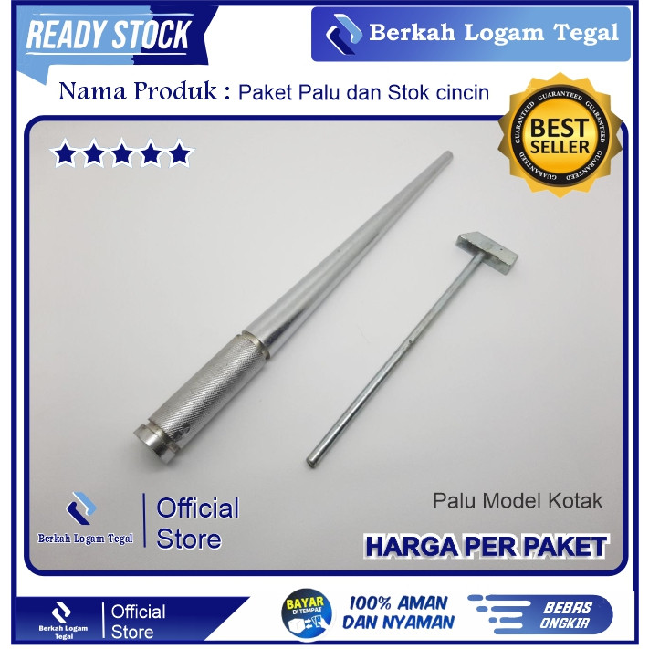 Sunglon Cincin Emas Batu Akik Plus Palu Grosir Per Paket