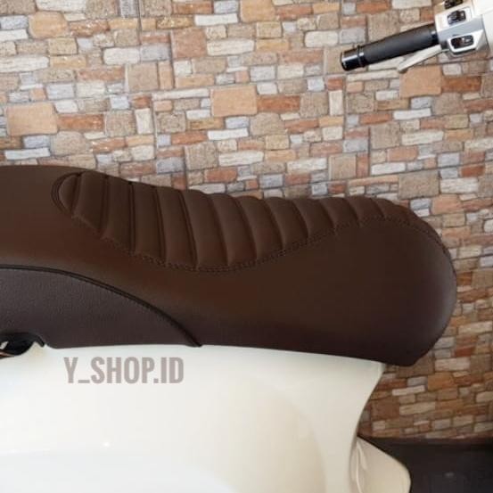 Cover Sarung Jok Motor Coklat Mbtech Vespa Sprint Gts Lx S Primavera