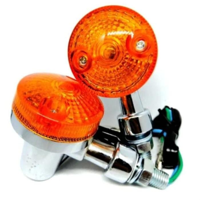 Lampu Sein / Lampu Sen Costom Clasic Variasi Lampu Kuning Pnp Scoopy Carb / C70