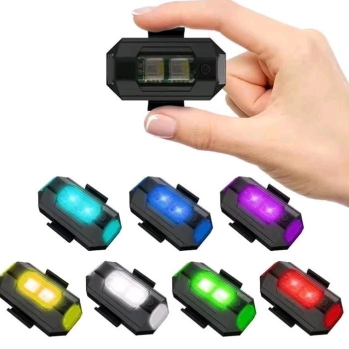 Lampu Led Rgb Kedip Pesawat /Lampu Variasi Model Di Tempel Ada Lemnya Lampu Untuk Miniatur Truk Plat