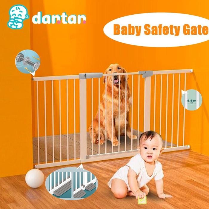 Dantan Baby Safety Gate Pagar Pintu Bayi Hewan Pagar Pengaman Bayi Pembatas Bayi Anak Tangga