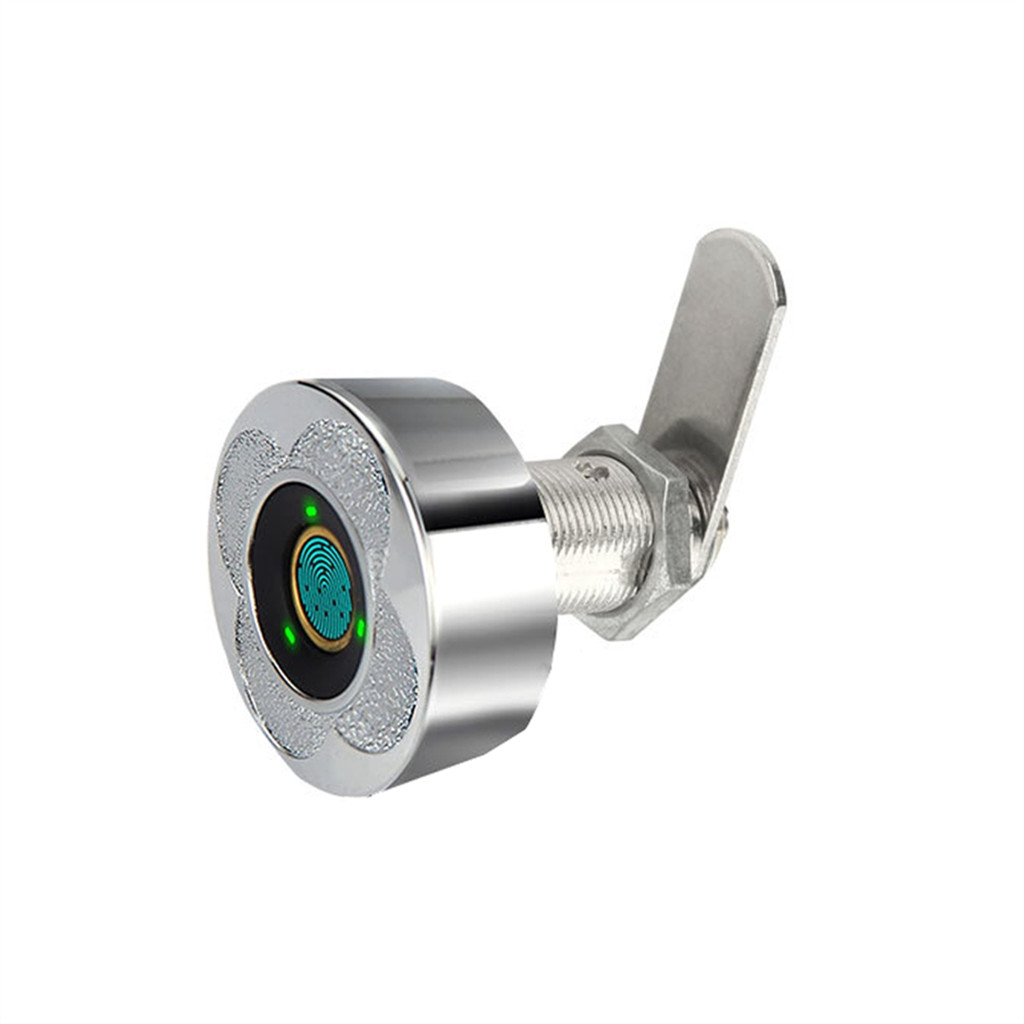 B34B-Drawer Fingerprint Lock Password Mailbox Lock Biometric Drawer Lock Fingerprint Rechargeable Ke