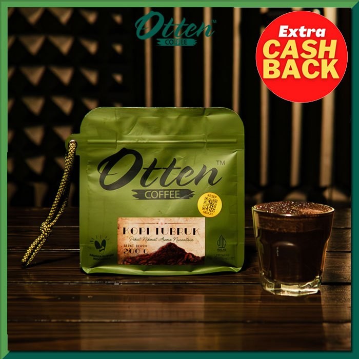 

Otten Kopi Tubruk Blend Legendaris - Kopi Bubuk Hitam Harum Premium Original Tanpa Gula 200gr