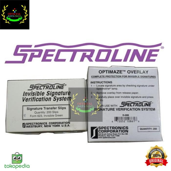 

CUCI GUDANG..!! SPECETROLINE OVERLAY SIGNATURE 1SET