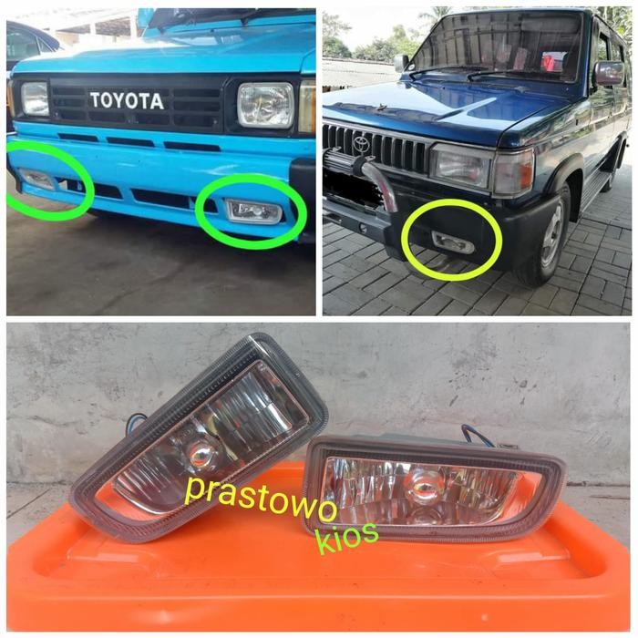 PREMIUM foglamp lampu kabut bemper kijang super grand extra set