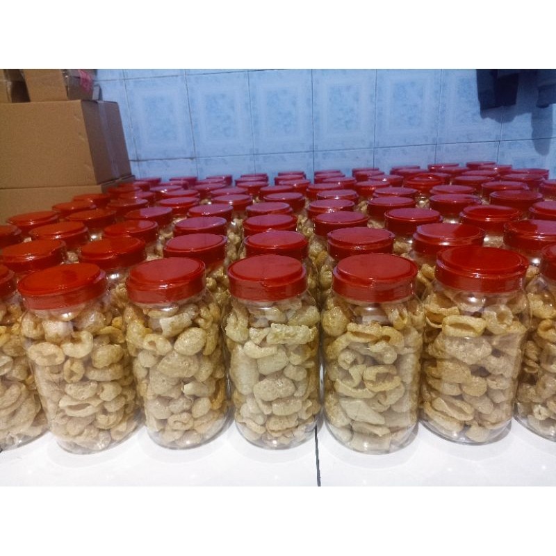 

kerupuk babi cuyuca 2 liter krupuk babi