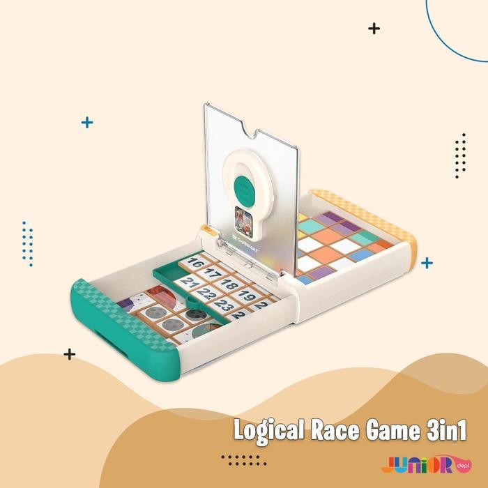 Logical Race Game 3in1 / Board Game / Edutoy
