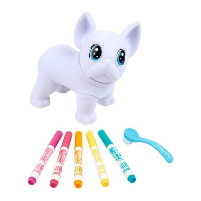 

Crayola Scribble Scrubbie Jumbo Pets Big Wilbur 5Ct (1 Pet + 5 Markers + 1 Brush)