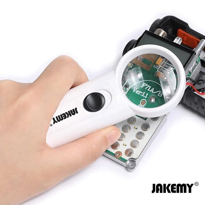

AqibSaza Jakemy JM-Z19 Kaca Pembesar Zoom 8x White
