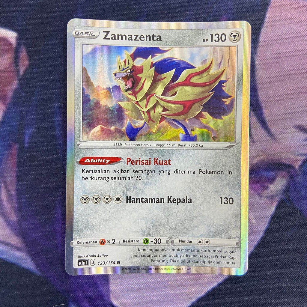 pokemon (ID) zamazenta - SC1a 123/154 - R