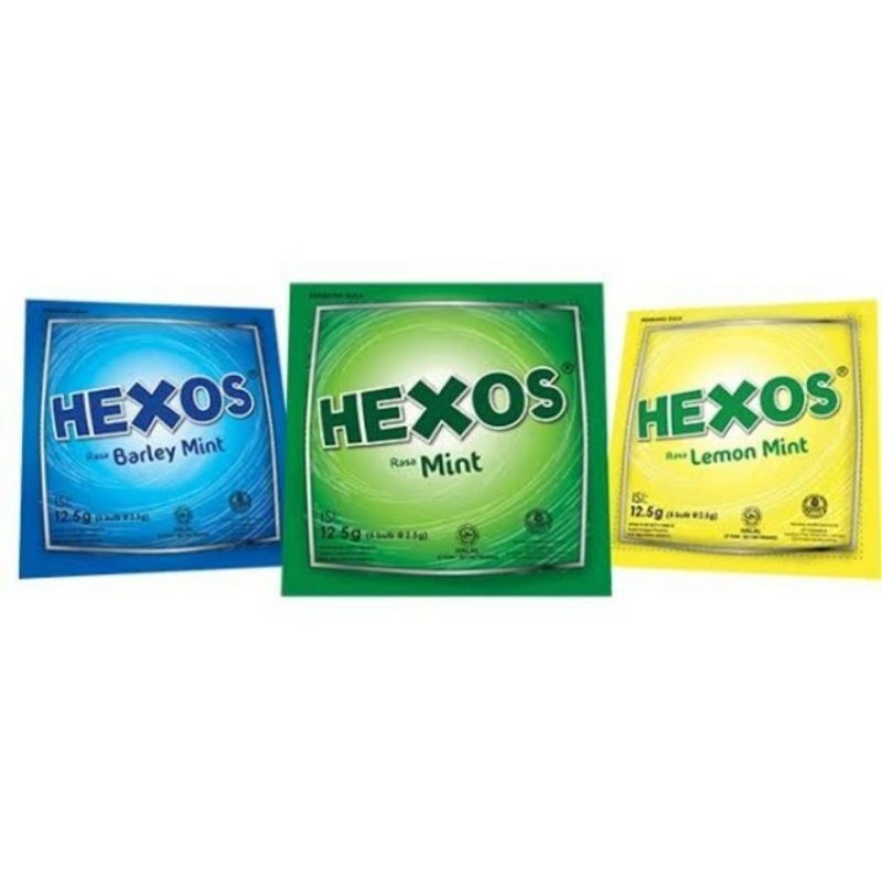 

Hexos Permen pelega tenggorokan