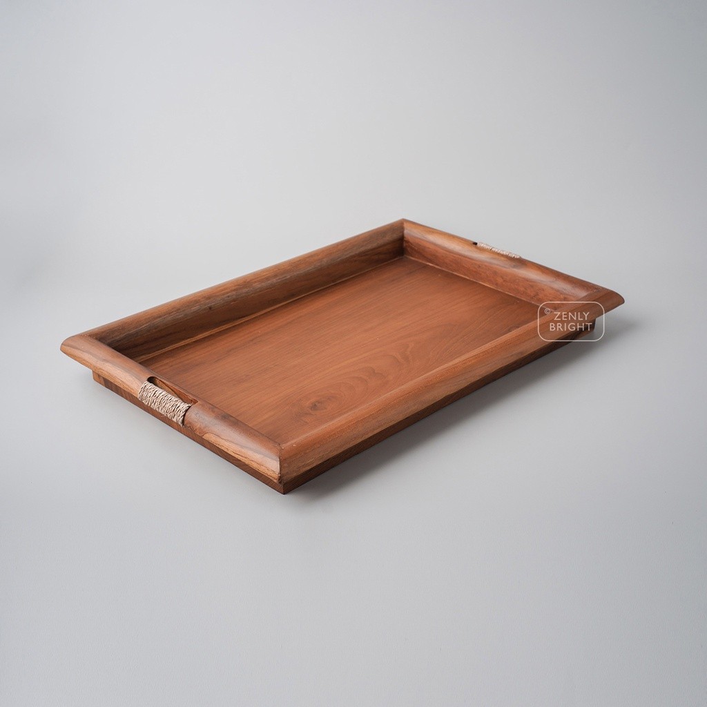 Nampan Kayu Jati Minimalis Nampan Hotel Nampan Villa Villa Tray wooden tray minimalism