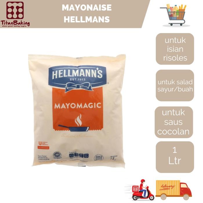 

CARAKA.STORE1 MAYONAISE HELLMANS / MAYOMAGIC 1L