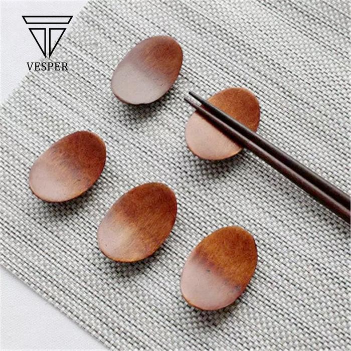 JTTOP" NANMU WOODEN JAPANESE CHOPSTICK HOLDER / KAYU ALAS DUDUKAN SUMPIT