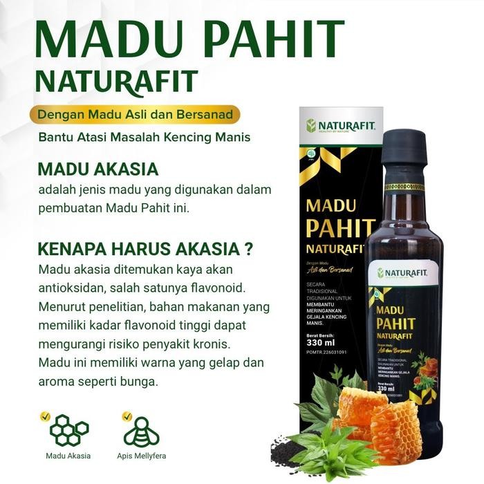 

Madu Pahit Naturafit Madu Hitam Premium Turunkan Gula Darah Tinggi Diabetes Original