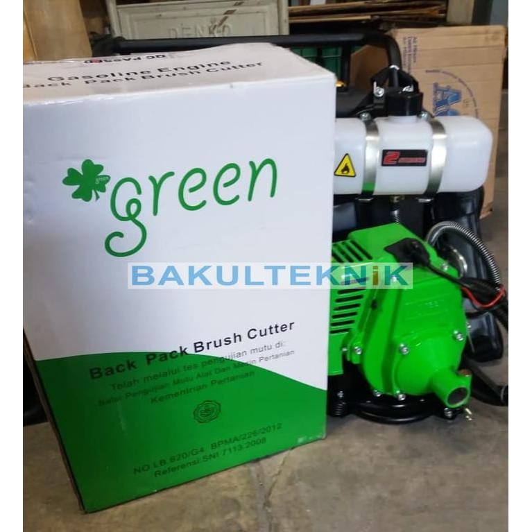 Mesin Potong Rumput Backpack Brush Cutter Pemotong Rumput 4 Tak Green
