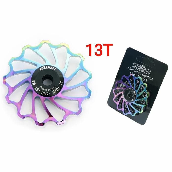 Meijun Pulley Rd Cerac 13T - Pulley Rd Bearing - Pulley Rd Sepeda