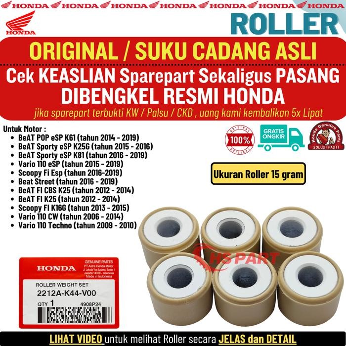 BEST SELLER ROLLER BEAT ESP ORIGINAL , ROLLER BEAT STREET ORIGINAL , ROLLER SCOOPY FI ORIGINAL ,