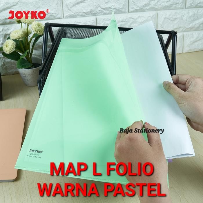 

CLEAR SLEEVE F4 PAEL COLOUR DOCUMENT FOLDER MAP L F4 DOKUMEN FOLIO CS11F4 LUSIN PACK 12PCS