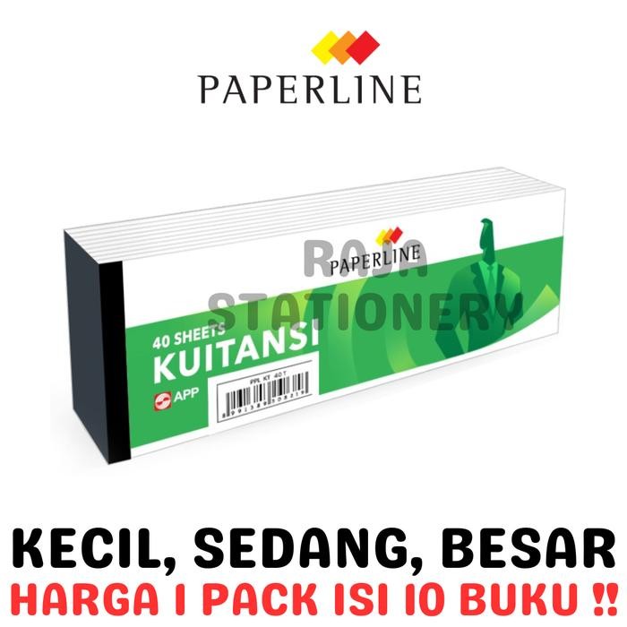 

KWITANSI PAPERLINE KUITANSI KECIL SEDANG BESAR NOTA SiDU 10PCS