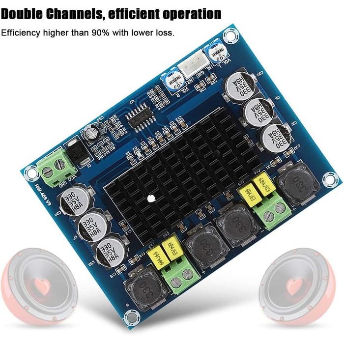 Tpa3116 Tpa3116D2 2X 120W Class D Hifi Stereo Power Amplifier M543 Kit