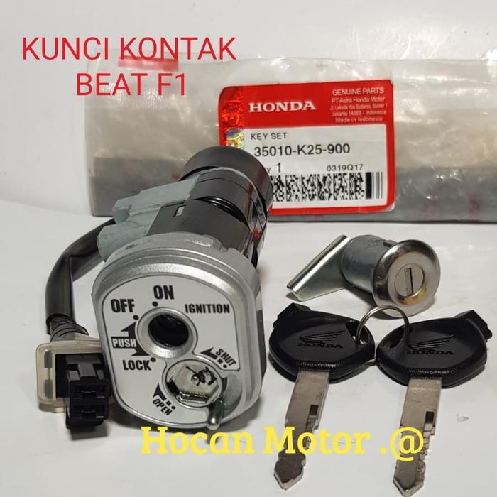KUNCI KONTAK SET BEAT F1 2014 KEBAWAH ASLI AHM