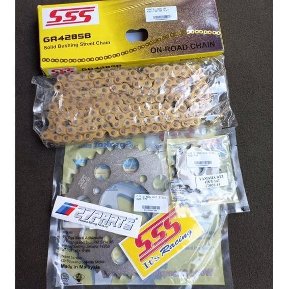 GEAR GIR SET SSS TRIPLE S RX KING 415-428 GEAR GIR SET RX KING GEAR