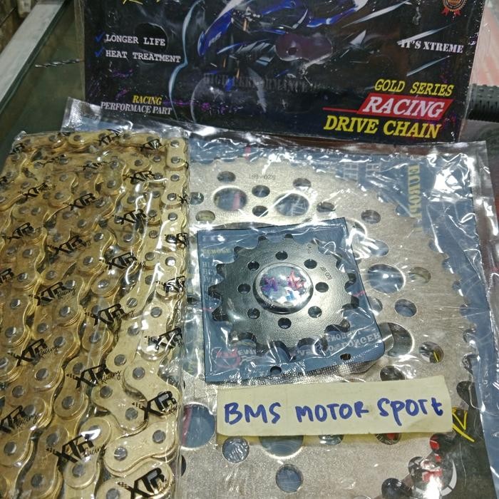 gear set ninja 250 fi.xtreme/gear set xtreme ninja 250 fi.karbu.rrmono