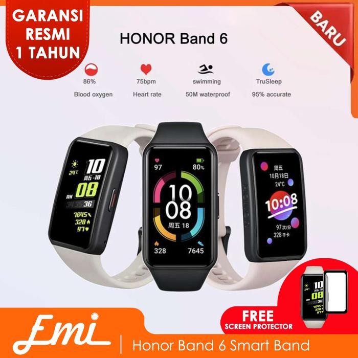 Siap- Huawei Honor Band 6 Smart Band Original Waterproof Honor Band 7