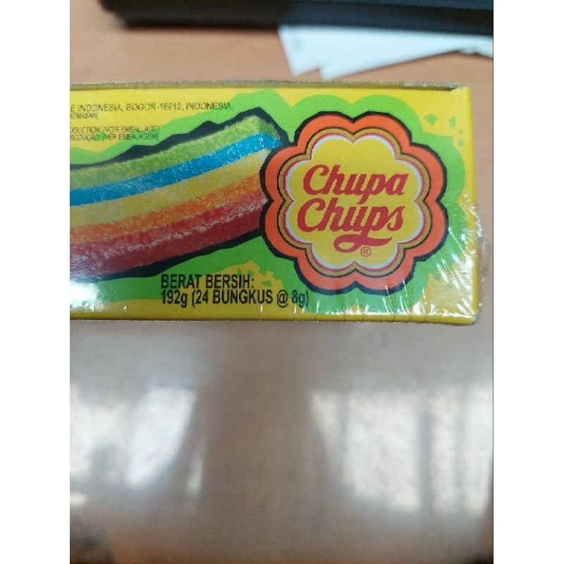 

CHUPA CHUPS SOUR BELT 24 PCS @ 8 GR