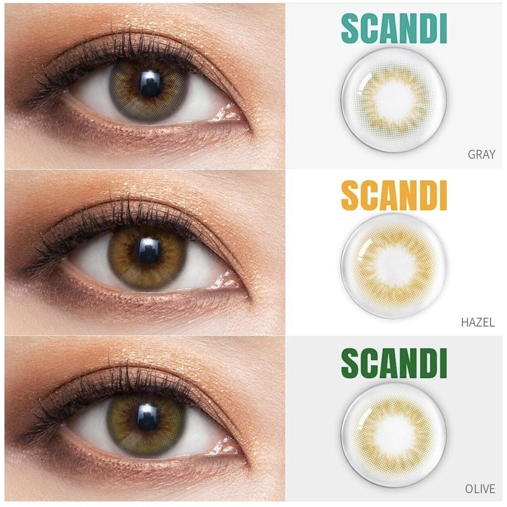SOFTLENS OLENS KOREA SCANDI OLIVE (OLIVE) 1 MONTH/BULANAN