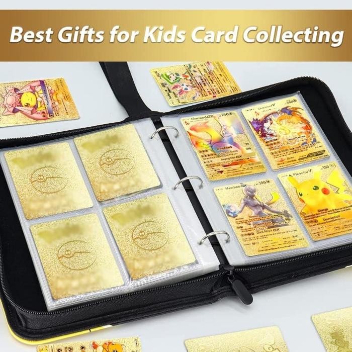 Gala Galore Kartu Pokemon Charizard 1 Box 55Pcs Metal Emas Pokemon Shiny Cards Pokemon Go Pikachu