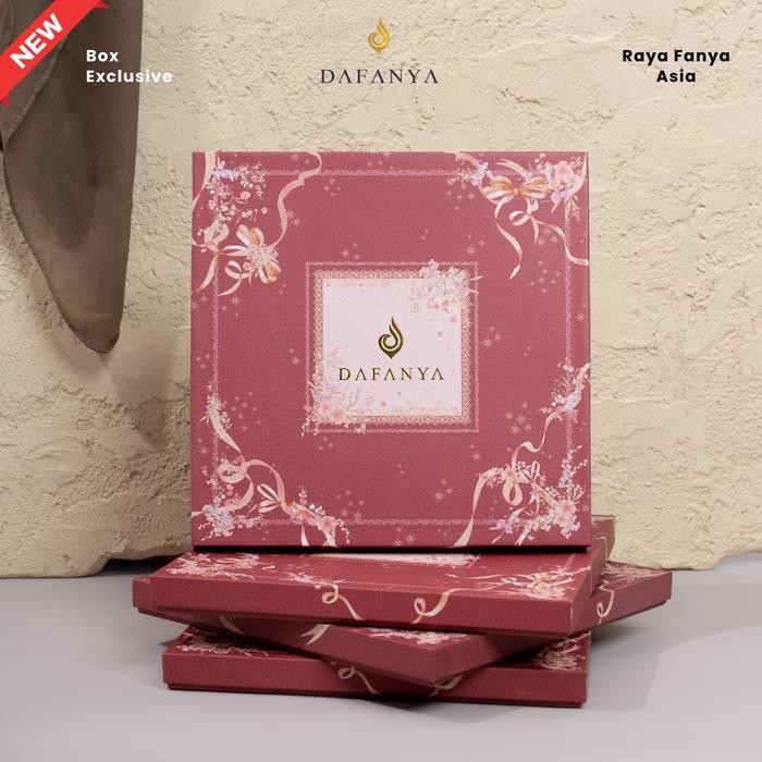 Gala Galore [Box Only] - Exclusive Hard Box Kotak Jilbab Hampers Kado Premium Merah Burgundy