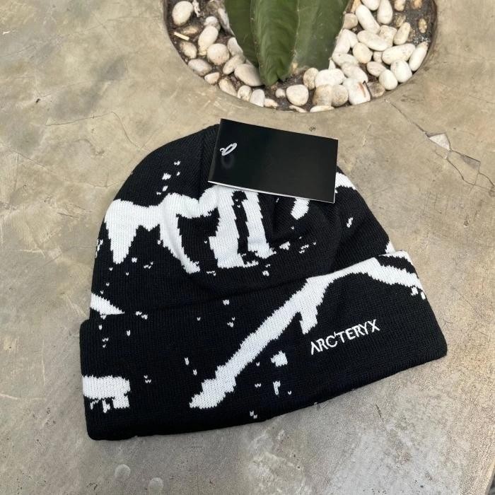 Topi Kupluk Arcteryx Beanie Bird Word Toque Original Beanie Outdoor Unisex - Merino Wool & Polyester