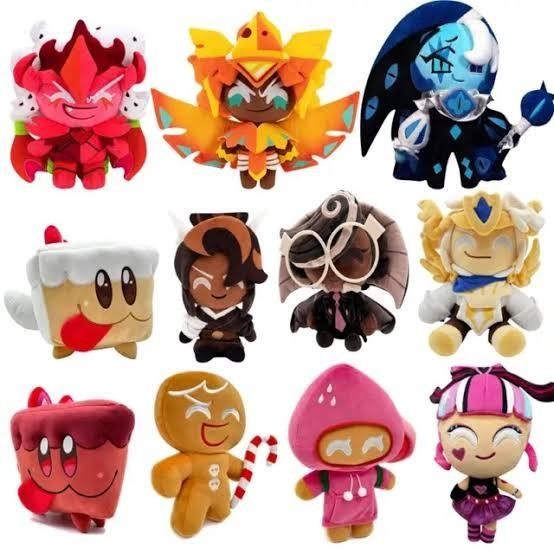 Cookie Run Plush Doll All Character Boneka Cookie Run Shadow Milk Ginger Brave Milk Almond Candy