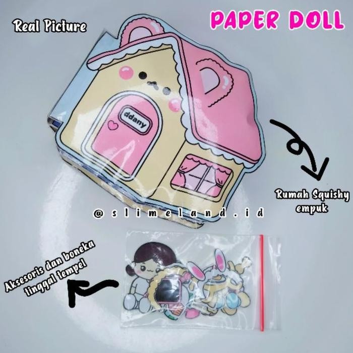 

READY!! SQUISHY BOOK PAPER DOOL DDANY HOUSE SUDAH DIRANGKAI / PAPER