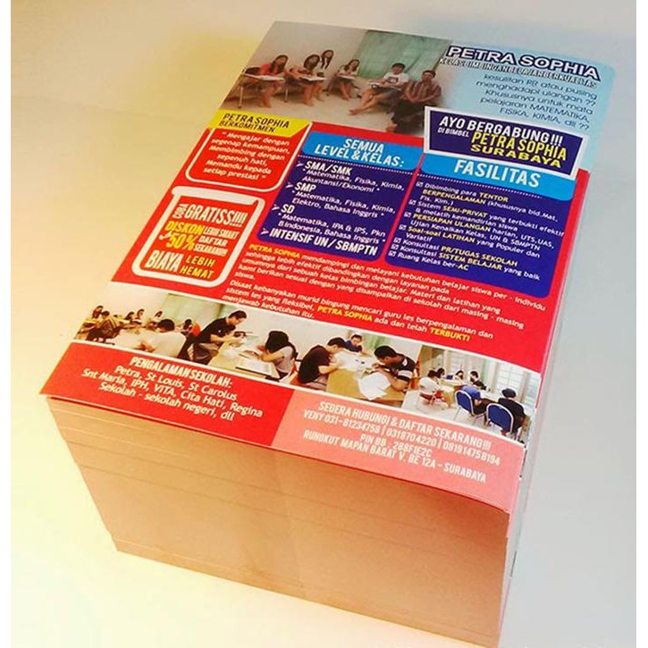 

BROSUR PRINT A5 ( ART PAPER 120/150)