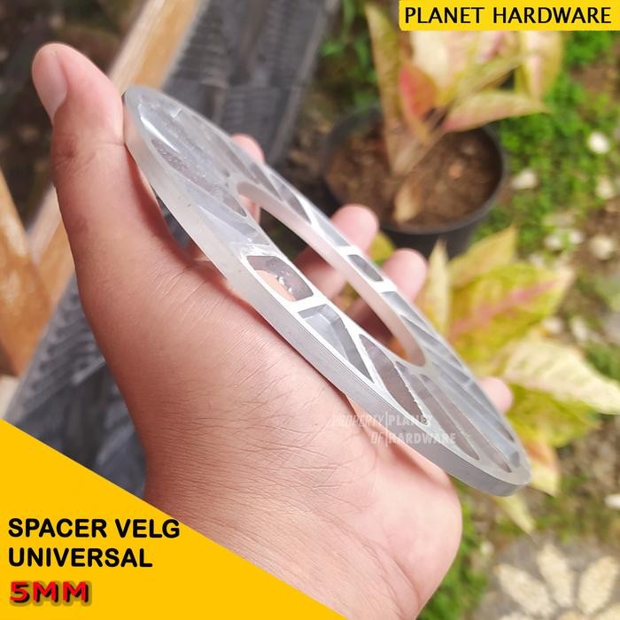 Sukkiystrore Spacer Velg Mobil 5Mm Lobang Baut 4 & 5 Kendaraan Roda