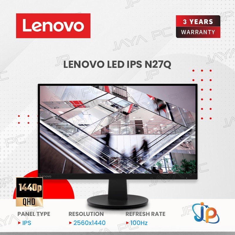Monitor Lenovo LED IPS N27Q - 2K QHD 27" Inch