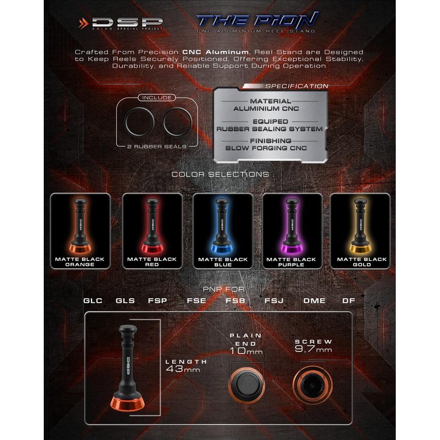 Daido - Dsp Reel Stand The Pion - Daido Reel Stand #Gratisongkir