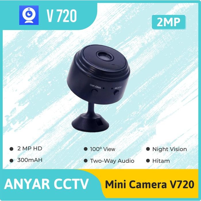 Tepat- Mini Camera Kamera Mini Hidden WIFI Wireless 2MP Full HD / V720 - A9