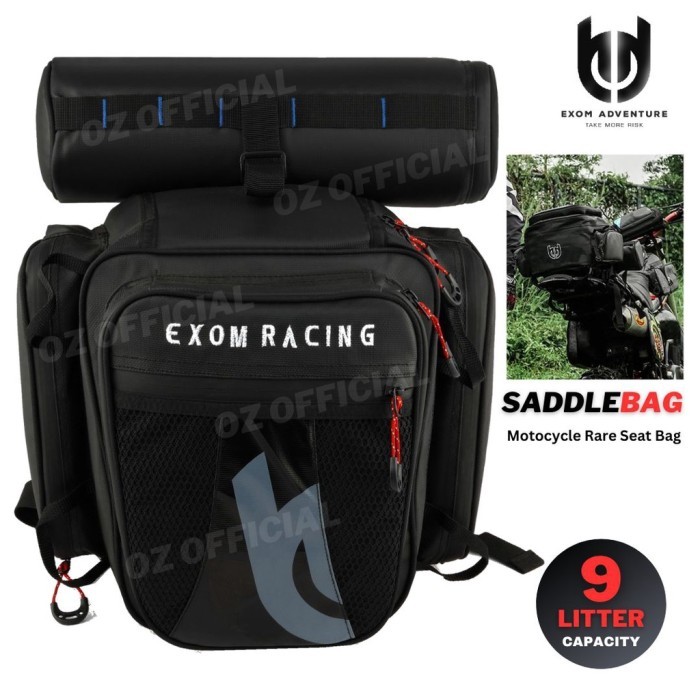 Exom - Boox 01 - Tas Motor Enduro Bagasi Belakang Off Road Adventure S