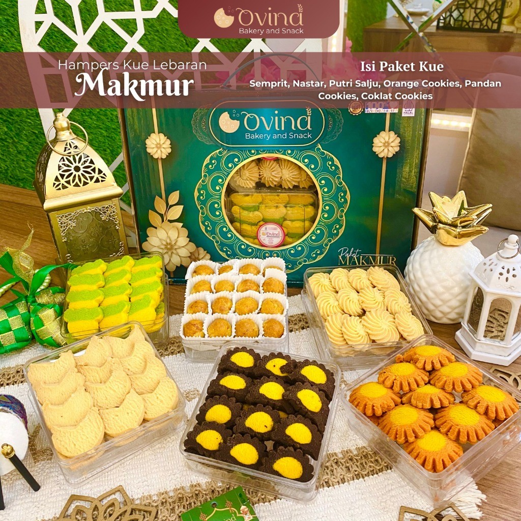 

bestpromo promo!! paket kue lebaran intan sari paket barokah isi toples 6 / parcel kue idul fitri