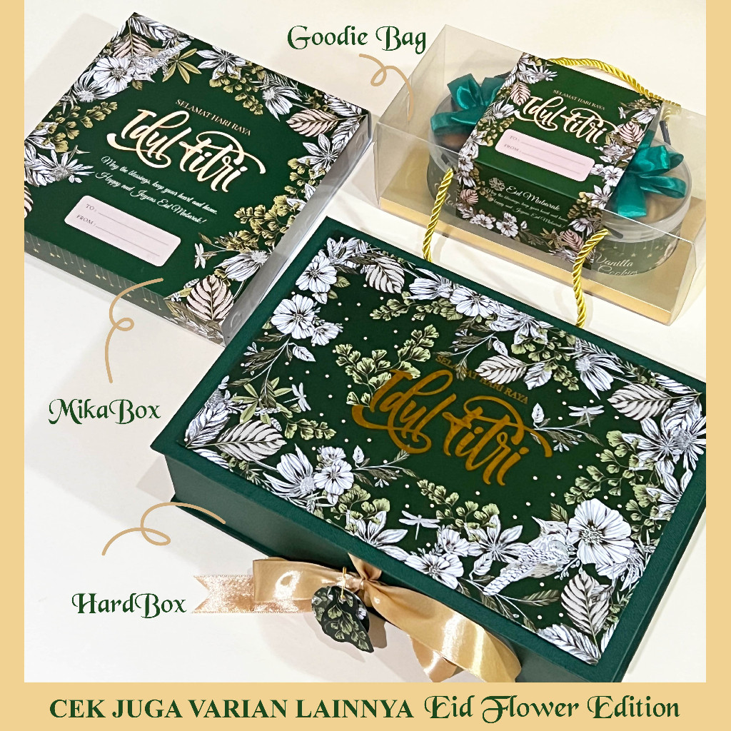 

Terbaru Hampers Lebaran Kue Kering Hard Box Flower Edition / Parcel Idul Fitri