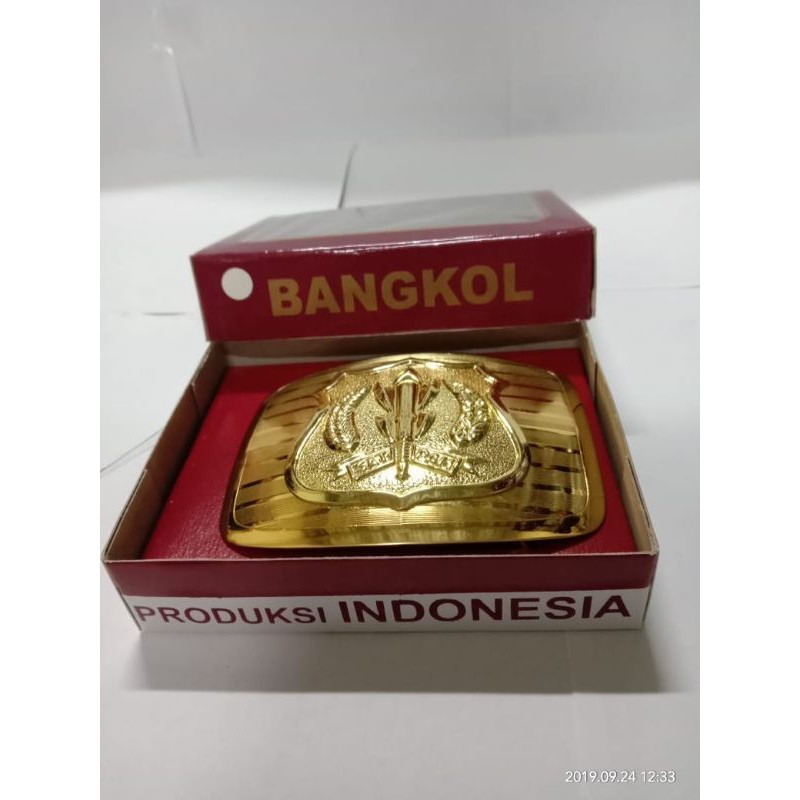 Kepala loind security motif garis kBangkol loind security garis