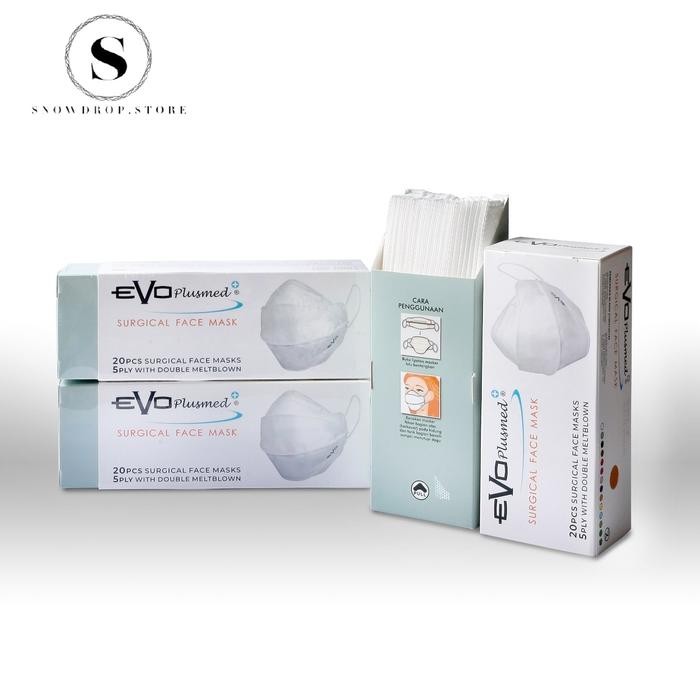 Masker Evo Plusmed 5Ply 4D Model Sensi Convex KN95 KN 95 KF94 KF 94