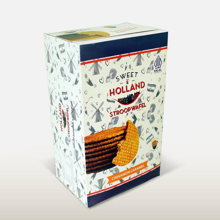 

Sweet Holland Stroopwafel 20pcs - Rasa Cinnamon Caramel Versi Besar