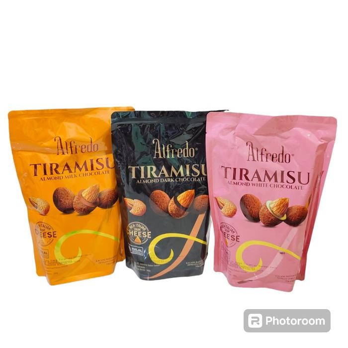 

Alfredo Tiramisu Almond Chocolate Coklat 300g